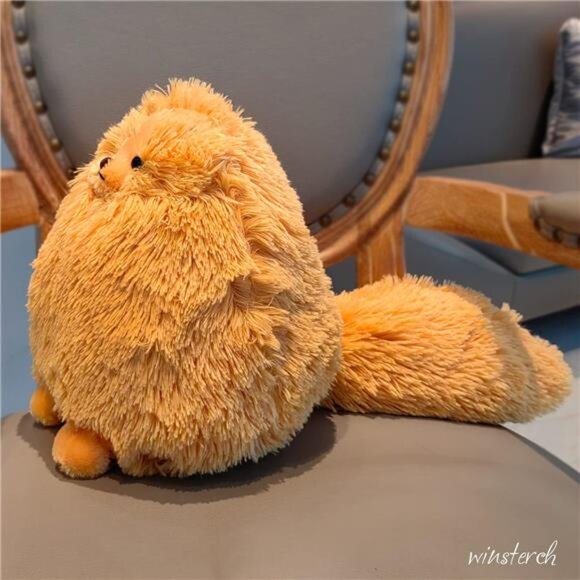 Winsterch Orange Cat Stuffed Animals Plush Cat Toys,Kids Cat Plush Teddy Soft - Picture 5 of 6